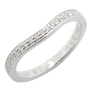 CARTIER Silver Diamond Ring